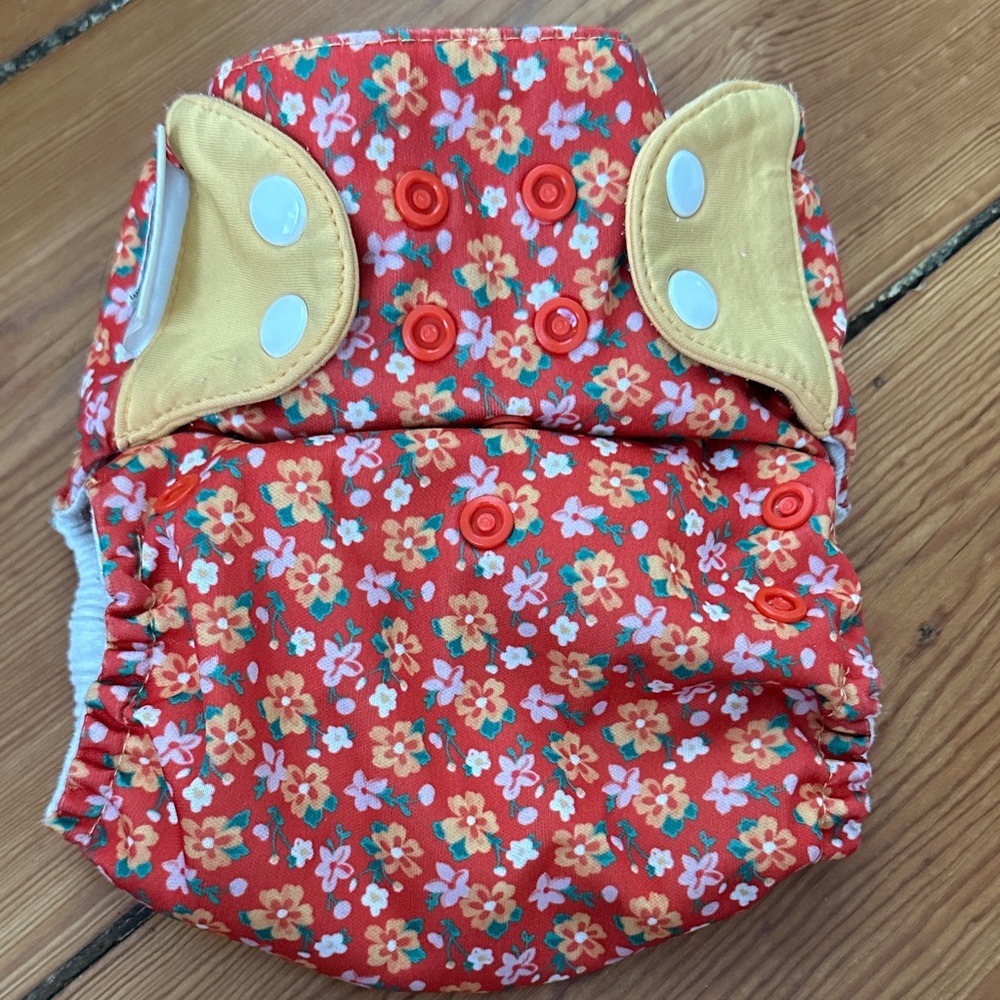 BumGenius Floral Diaper Cover Little House on the Prairie calico